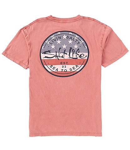 Salt Life Short Sleeve Sea Stars & Stripes T-Shirt