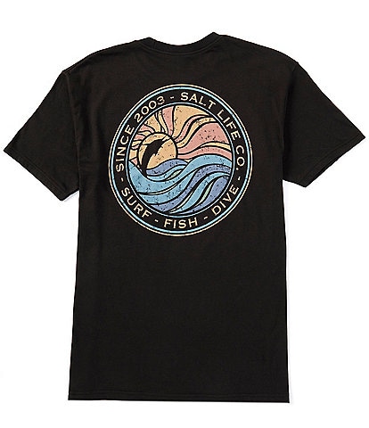 Salt Life Short Sleeve Sunset West Graphic T-Shirt
