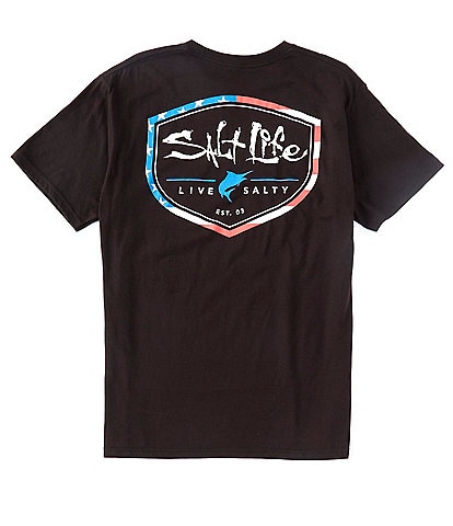 Salt Life Short Sleve Amerishield Graphic T-Shirt