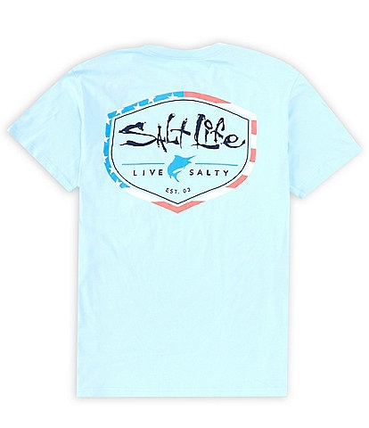 Short-Sleeve Dillard\'s Sailfish Salt Life T-Shirt Marina |
