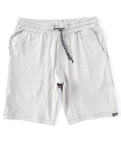 Salt Life Stride 19#double; Outseam Heathered-Knit Shorts