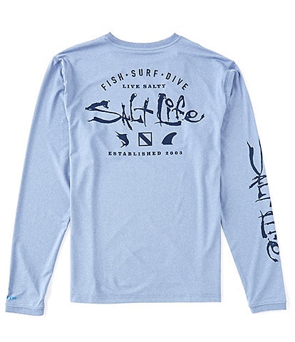 Salt Life Waterman's Trifecta Graphic Long Sleeve UV T-Shirt