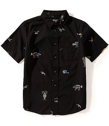 Salty Crew Big Boys 8-20 Sessions Button Up Shirt
