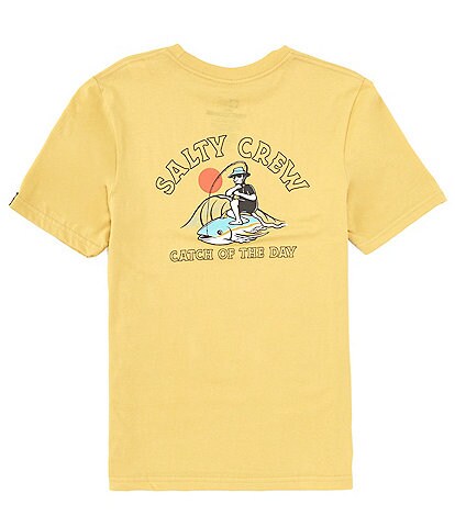 Salty Crew Big Boys 8-20 Short Sleeve Catch Of The Day Graphic T-Shirt