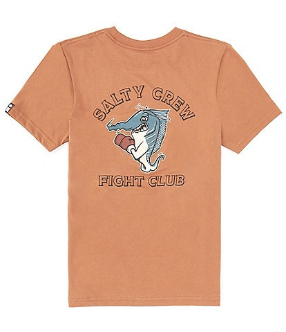 Salty Crew Big Boys 8-20 Short Sleeve Fight Clue Graphic T-Shirt