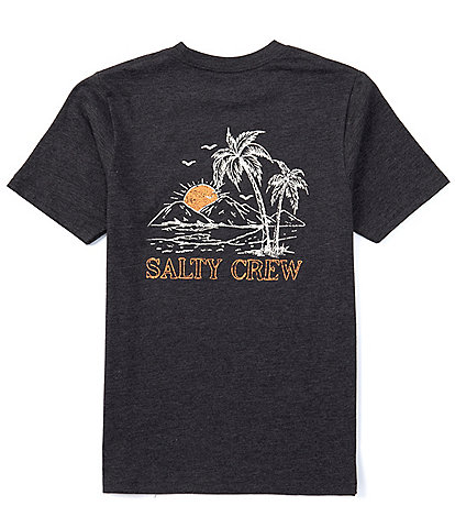 Salty Crew Big Boys 8-20 Short Sleeve Unwind Tropical Graphic T-Shirt