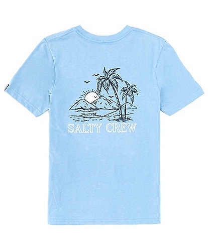 Salty Crew Big Boys 8-20 Short Sleeve Unwind Tropical Graphic T-Shirt