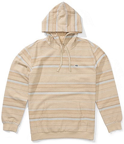Salty Crew Crewser Long Sleeve Striped French Terry Fleece Hoodie