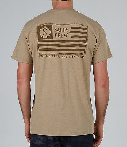 Salty Crew Short Sleeve Freedom Flag T-Shirt