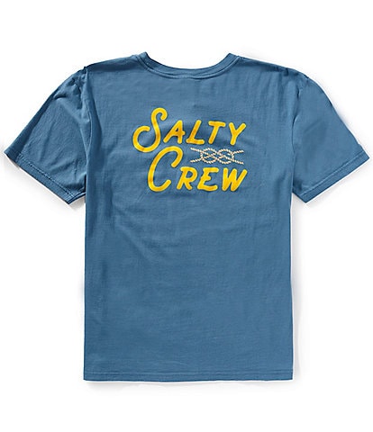 Salty Crew Splice Vintage Short Sleeve Pocket Graphic T-Shirt