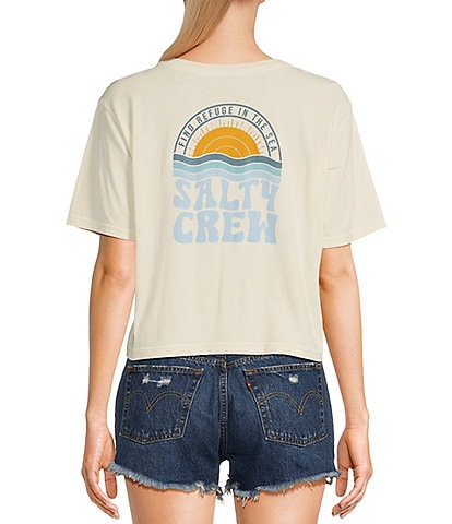 Salty Crew Sundown Cropped Graphic T-Shirt