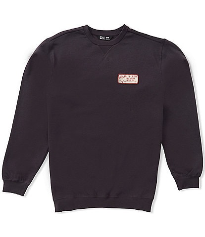 Salty Crew Woven Patch Fleece Sweatshirt