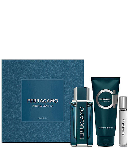 Salvatore Ferragamo Intense Leather Eau de Parfum 3-Piece Gift Set