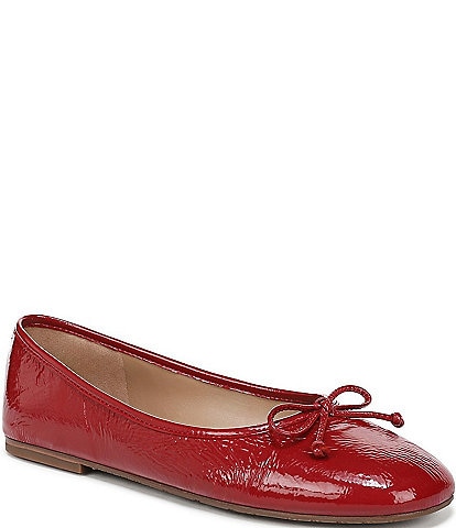 Sam Edelman Alie Patent Leather Bow Detail Ballet Flats