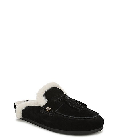 Sam Edelman Astrid Cozy Suede Tassel Detail Mules