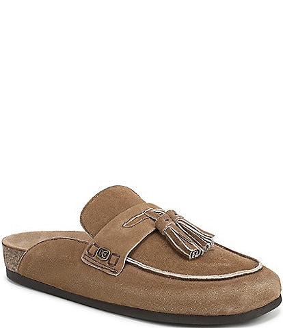 Sam Edelman Astrid Suede Tassel Detail Mules