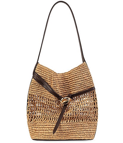 Sam Edelman Bex Raffia Woven Tote Bag