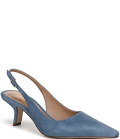 Sam Edelman Bianka Suede Pointed Toe Slingback Pumps