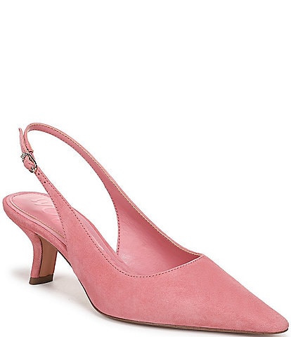 Sam Edelman Bianka Suede Pointed Toe Slingback Pumps