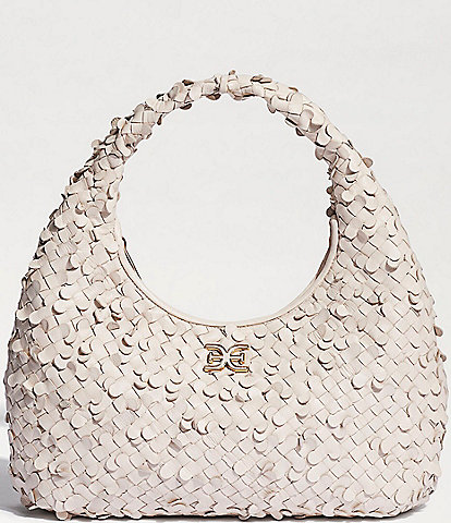 Sam Edelman Bianka Woven Leather Hobo Bag