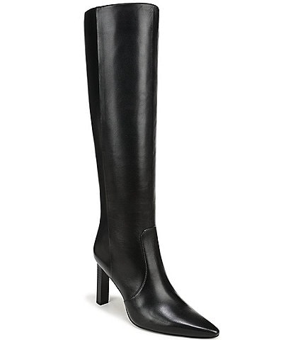 Sam Edelman Cassie Leather Pointed Toe Tall Dress Boots