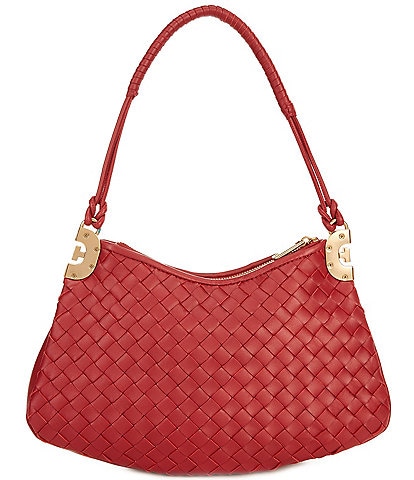 Sam Edelman Christy Woven Leather Shoulder Bag