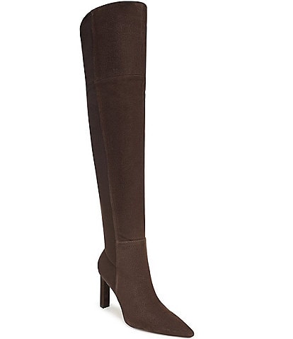 Sam Edelman Corine Suede Pointed Toe Over the Knee Boots
