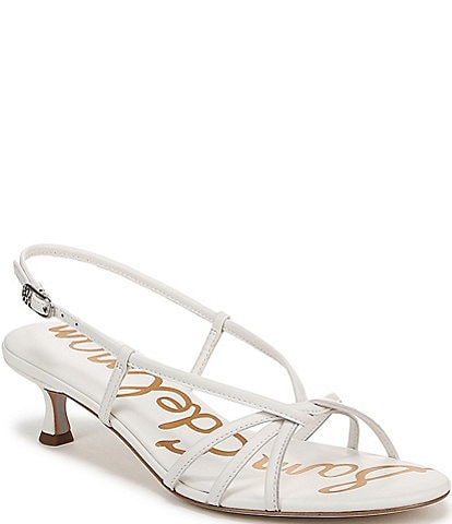 Sam Edelman Cressa Leather Strappy Slingback Dress Sandals