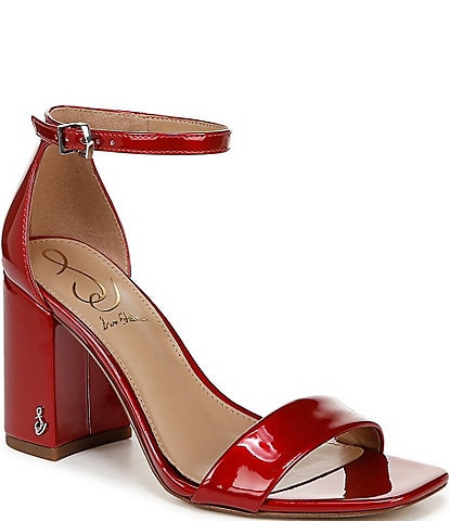 Sam Edelman Daniella Patent Ankle Strap Dress Sandals