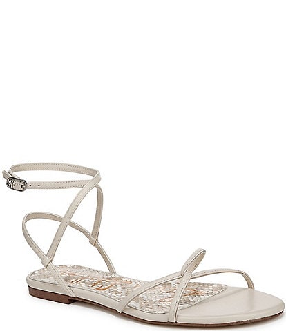 Sam Edelman Ellina Leather Strappy Flat Sandals
