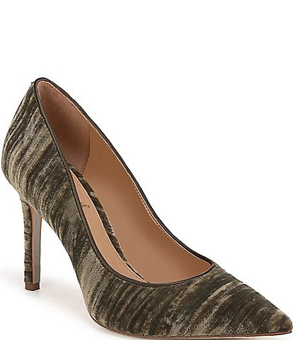 Sam Edelman Hazel Pleated Velvet Pumps