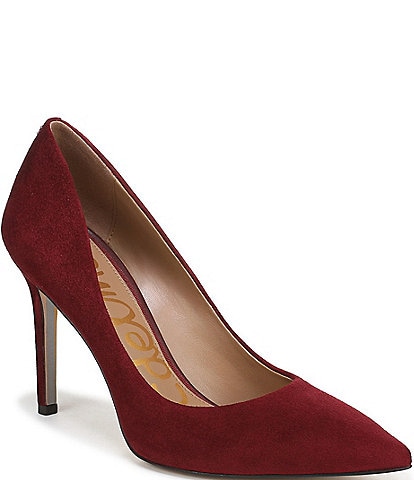 Sam Edelman Hazel Suede Pointed Toe Pumps
