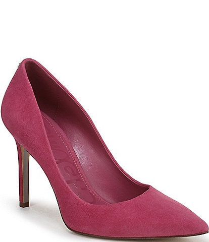 Sam Edelman Hazel Suede Pointed Toe Pumps