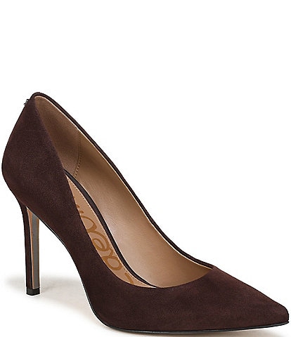 Sam Edelman Hazel Suede Pointed Toe Pumps