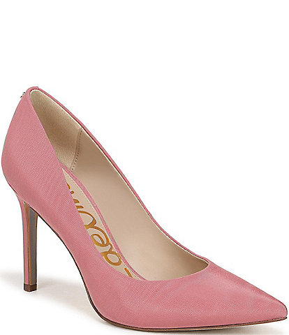 Sam Edelman Hazel Silk Fabric Pointed Toe Pumps