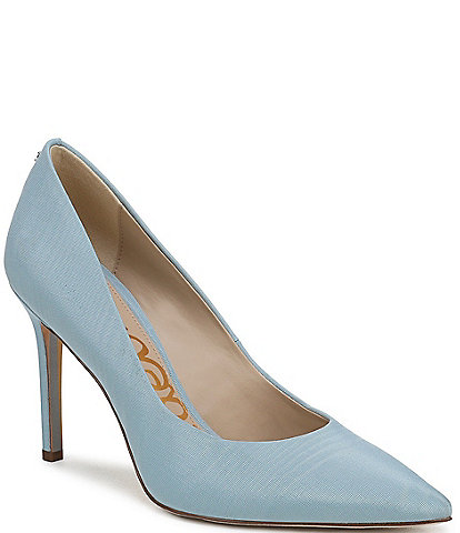 Sam Edelman Hazel Silk Fabric Pointed Toe Pumps