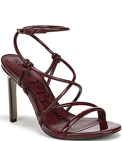 Sam Edelman Isadora Patent Strappy Ankle Strap Dress Sandals