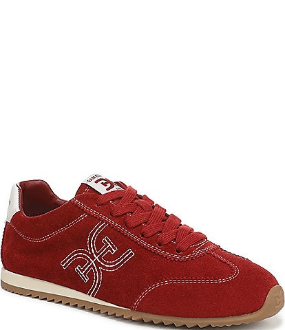 Sam Edelman Isella Suede Logo Lace Up Sneakers