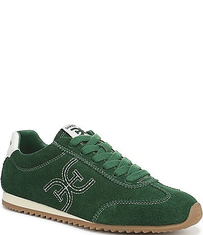 Sam Edelman Isella Suede Logo Lace Up Sneakers