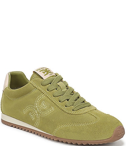 Sam Edelman Isella Suede Logo Lace Up Sneakers