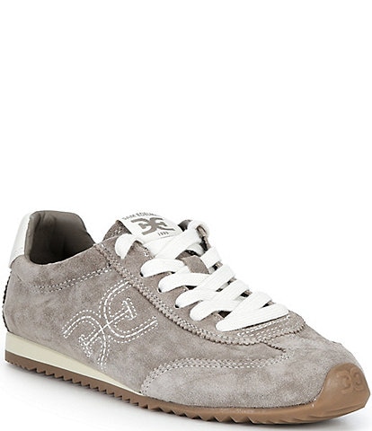 Sam Edelman Isella Suede Logo Lace Up Sneakers