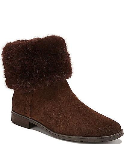 Sam Edelman Katria Fur Suede Booties