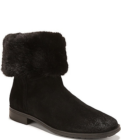 Sam Edelman Katria Fur Suede Booties