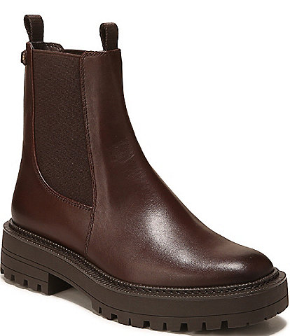 Sam Edelman Laguna Waterproof Leather Chelsea Platform Booties