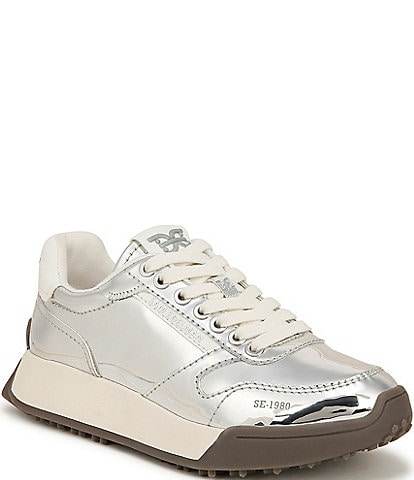 Sam Edelman Layla Mirror Metallic Retro Sneakers