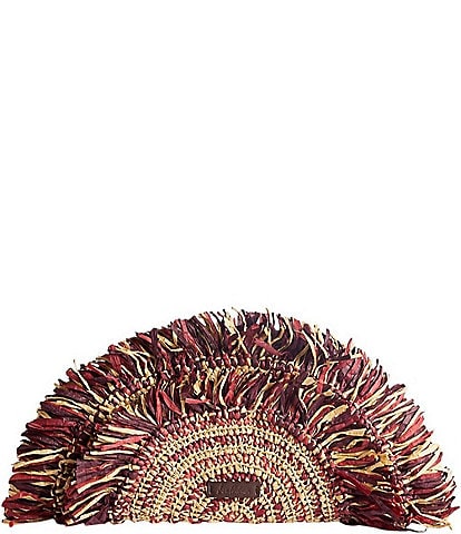 Sam Edelman Lily Raffia Woven Clutch Bag