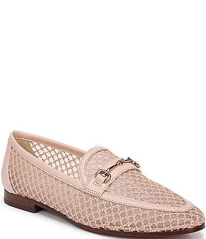 Sam Edelman Loraine Woven Mesh Bit Buckle Loafers