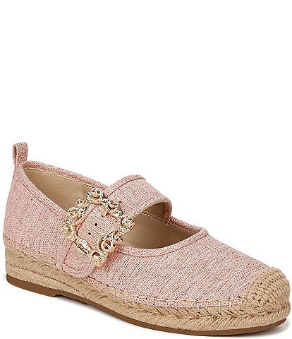 Sam Edelman Maddy Linen Mary Jane Espadrille Loafers