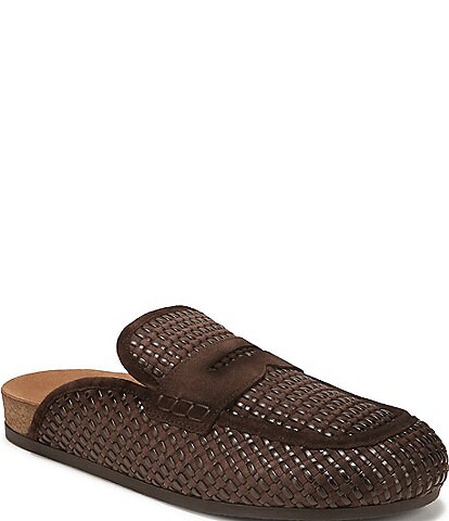 Sam Edelman Men's Peter Leather Combo Woven Clog