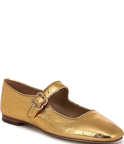 Sam Edelman Michaela Metallic Mary Jane Flats